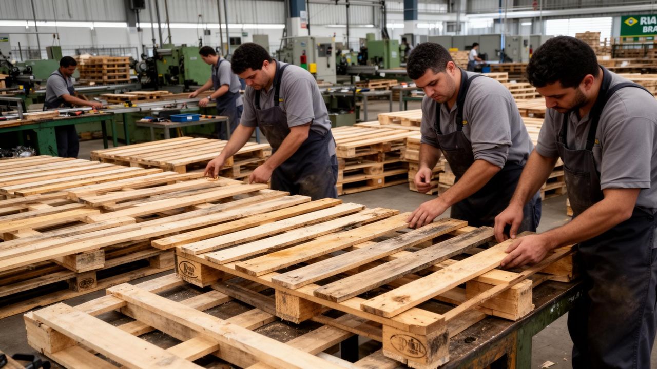 Reforma de pallets na Servale